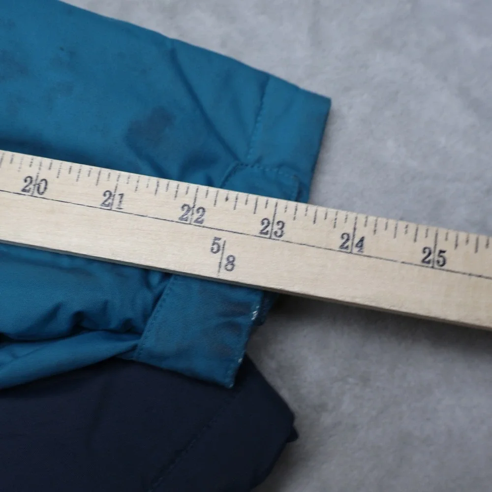 Columbia Jacket Womens Large Blue Insulated Thermal Coil Full Zip Hooded Winter